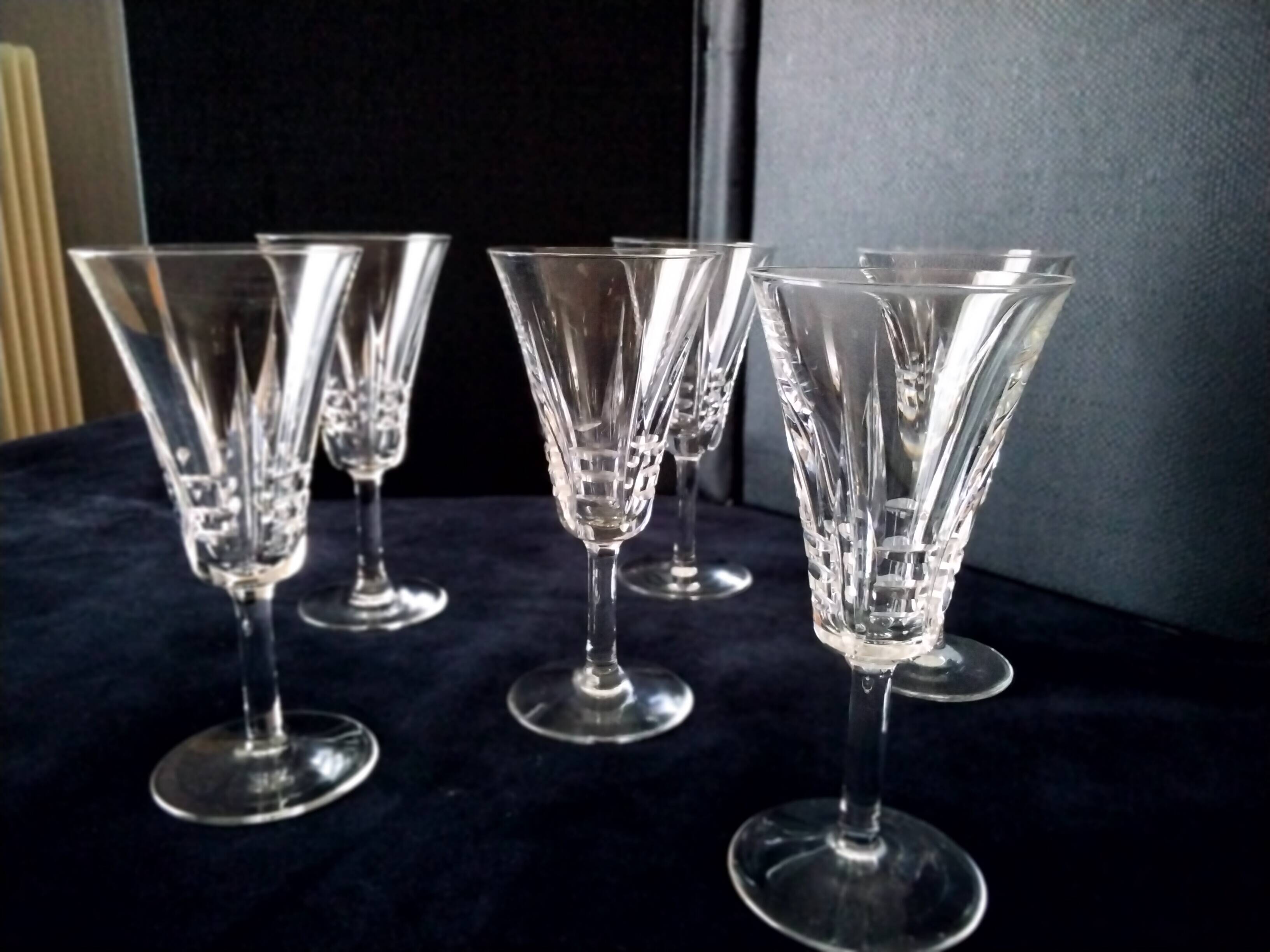 6 Villeroy Boch Concorde Model Wine Glasses