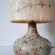 Vintage pyrite stone lamp