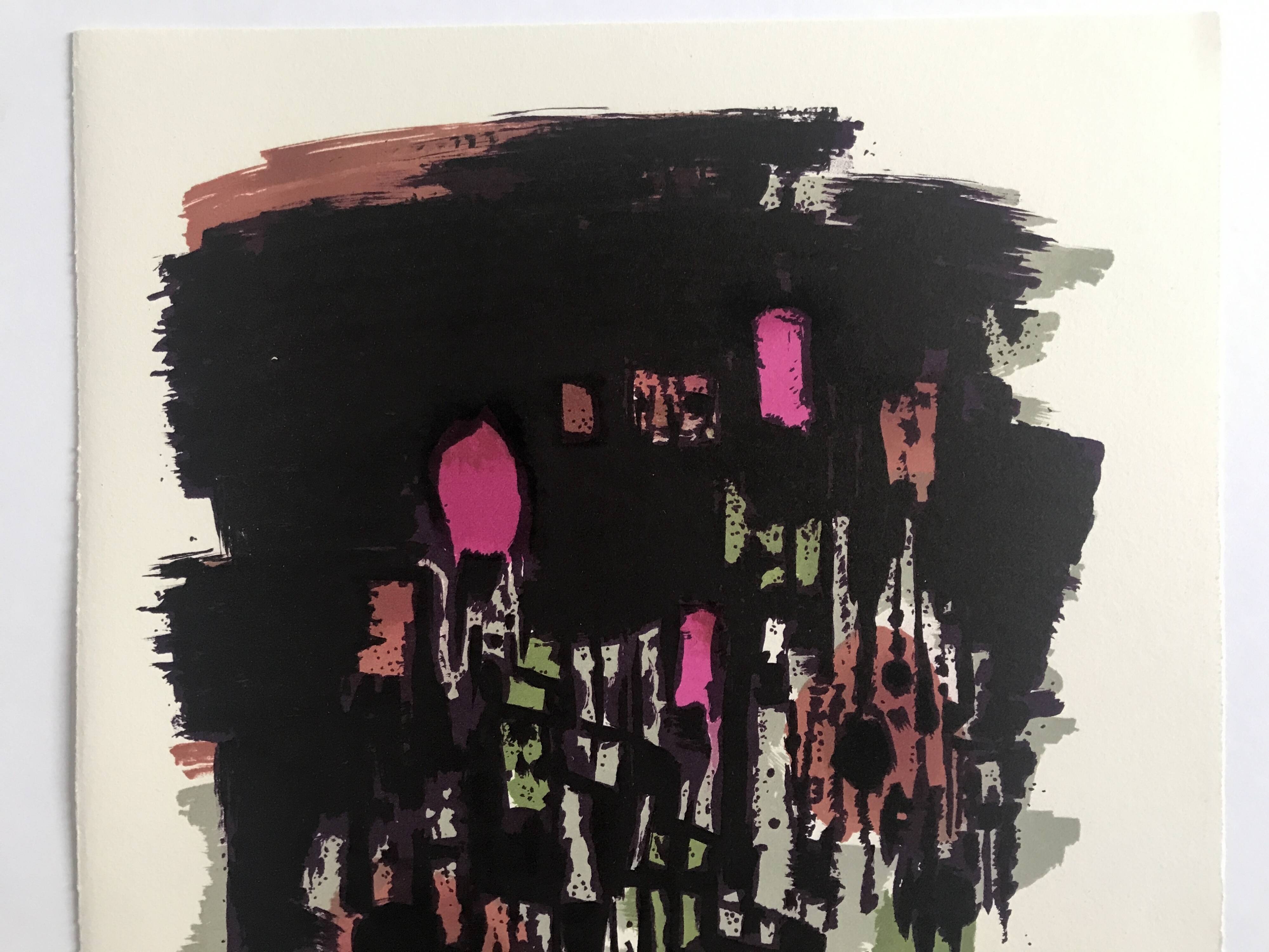 Alfred MANESSIER, Capernaum, 1978. Original lithograph