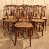 Thonet Series x8 bistro chairs no. 56