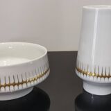 2 old ceramic pots made in Czechoslovakia around 1960s-1970s