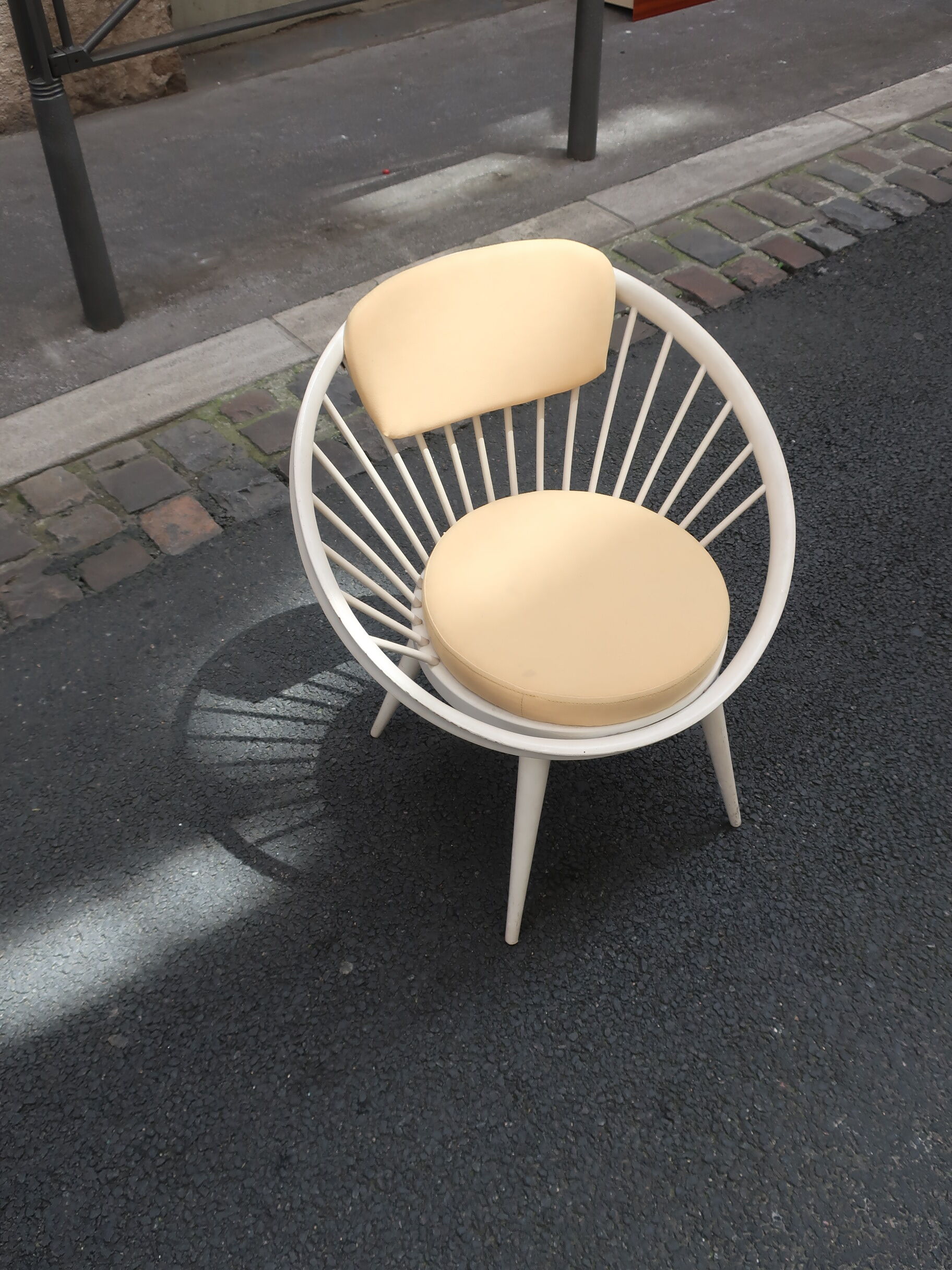 Chair Circle Scandinavian Yngve Ekstrom 60s