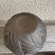 Art Deco frosted glass ball vase.