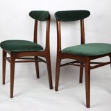Chaises à manger vertes vintage de Rajmund Halas, années 1970, Ensemble de 2