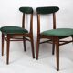 Vintage green Dining Chairs from Rajmund Halas, 1970s, Set of 2