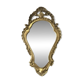 Baroque mirror in wood and gilded stucco in Louis XV style - 37 x 64 cm