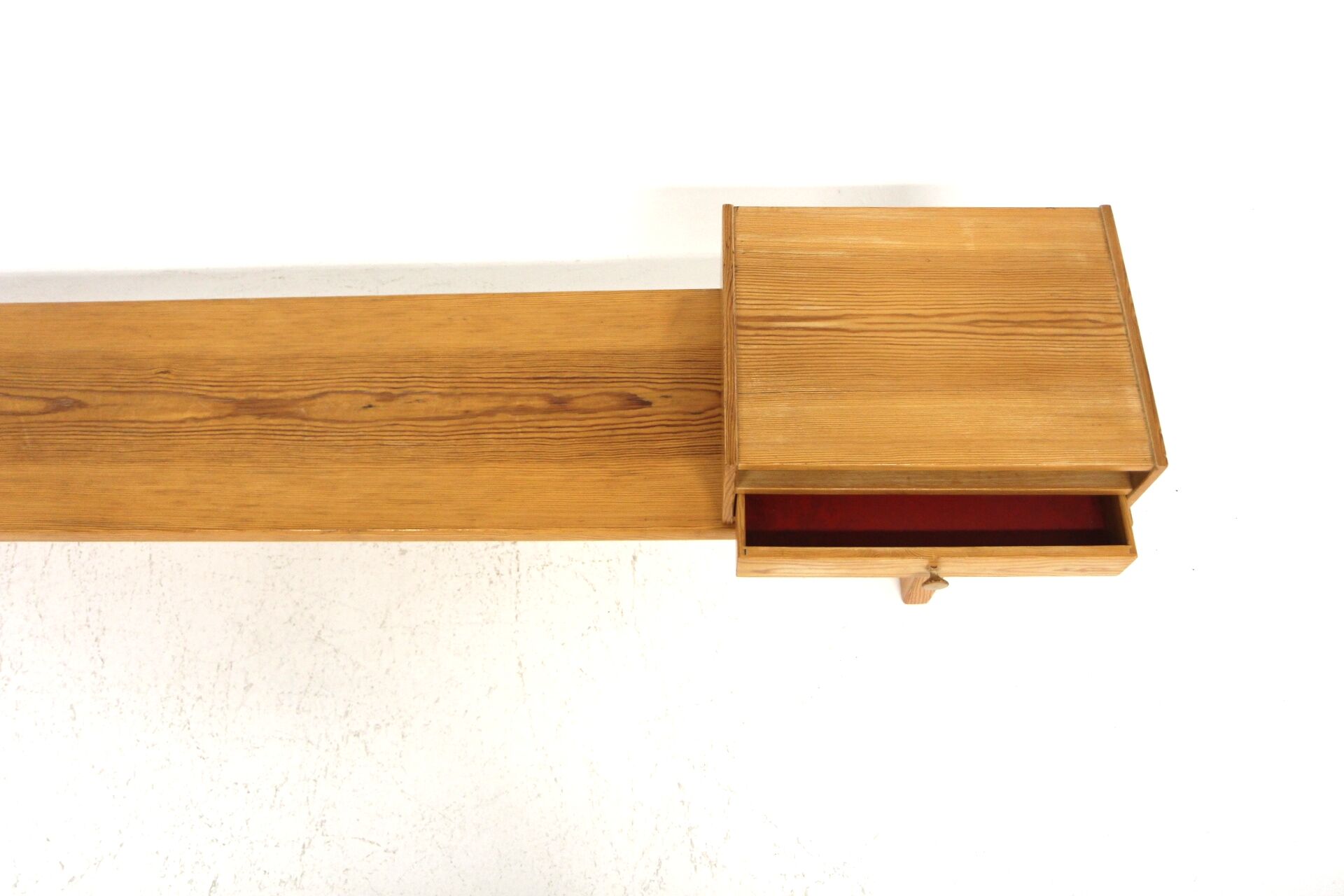 Scandinavian pine bench, Sweden, 1960