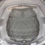 Owl ashtray in Arques crystal