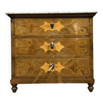 Italian Lady's Chest of Drawers, Empire / Charles X Period, Marquetry, Circa 1800-1820