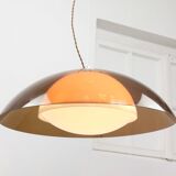 Space Age Brown Ufo Lamp from Guzzini, 1970s