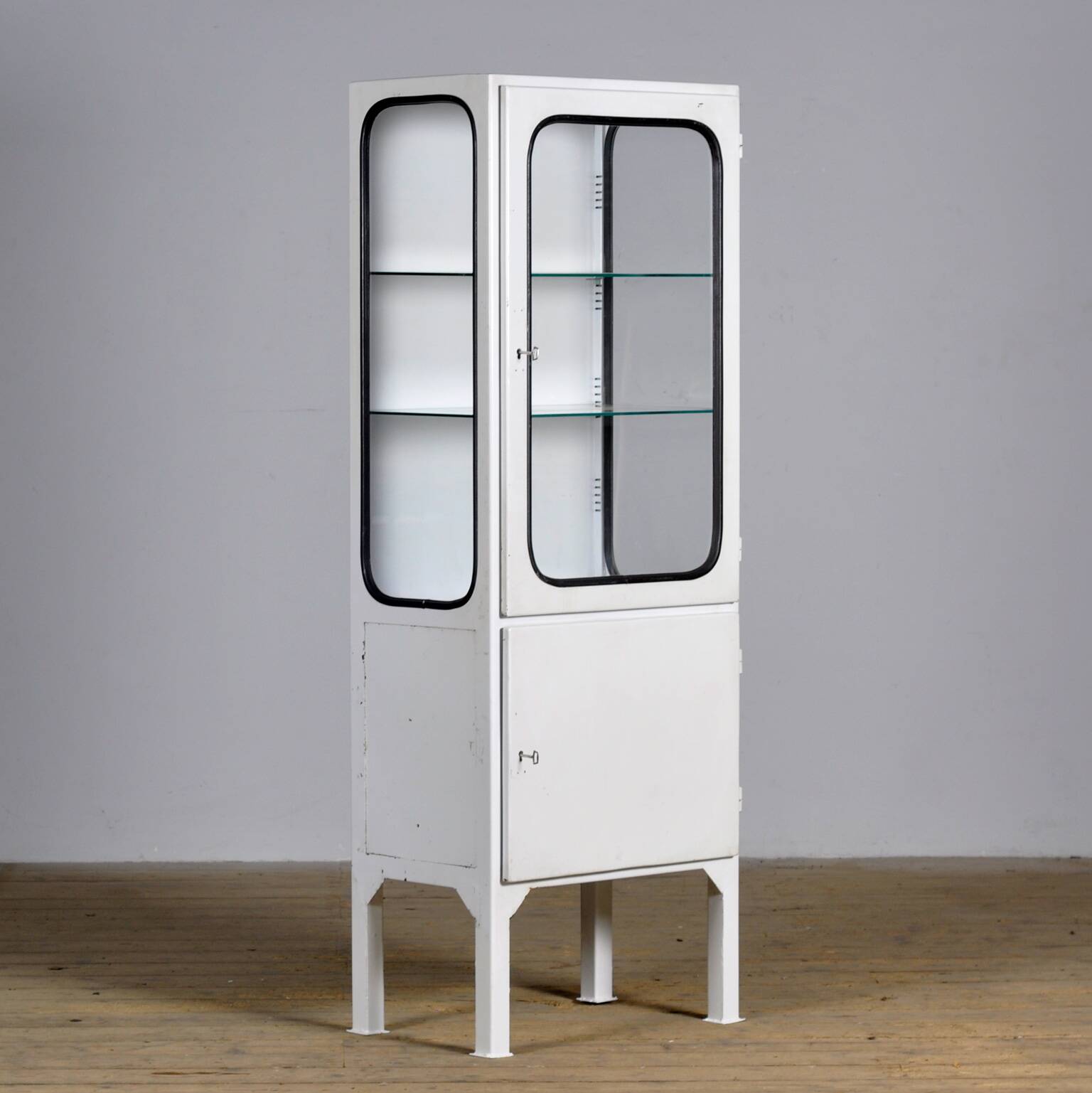 Vintage Iron Medical Cabinet, 1970’s