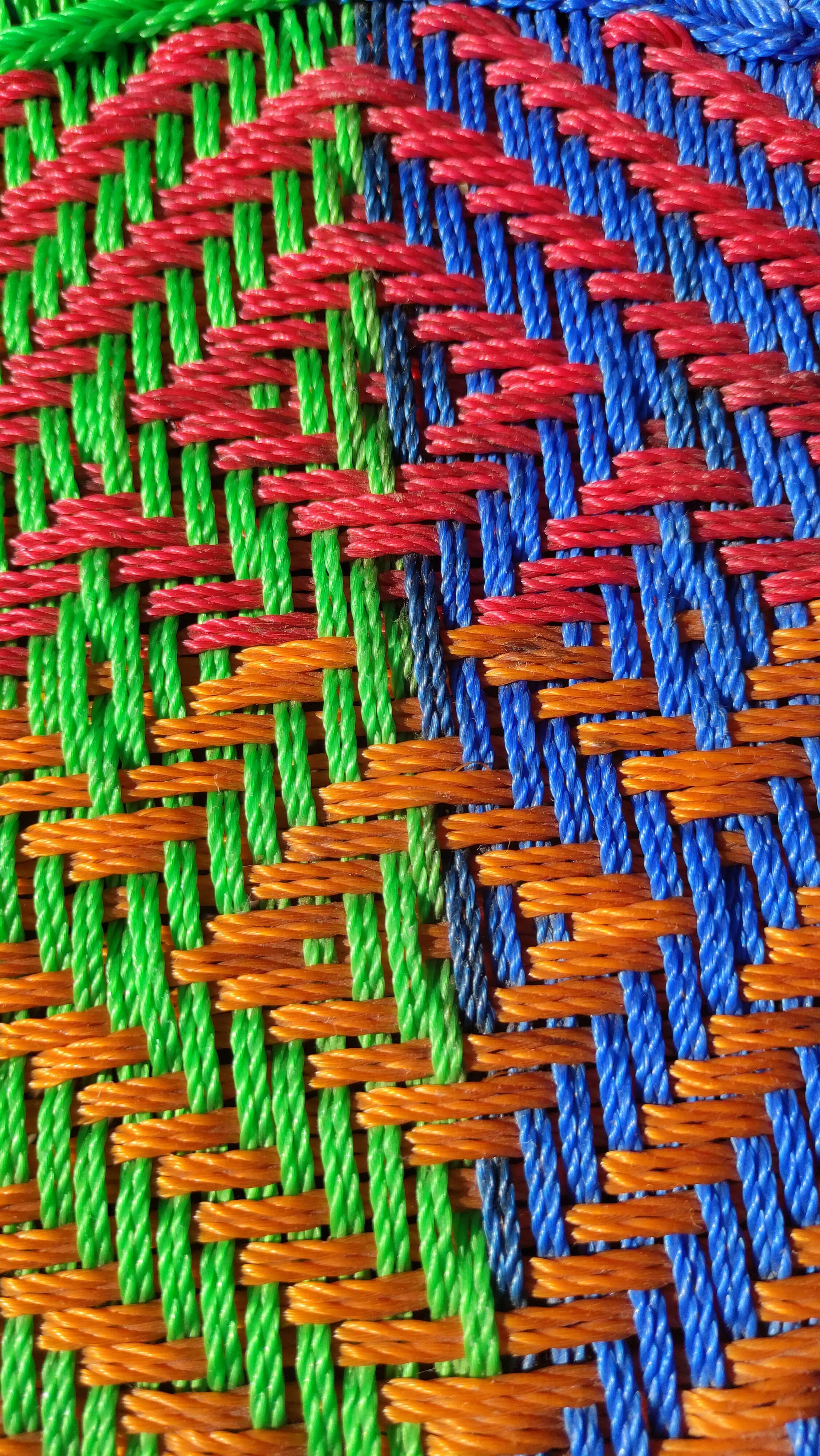 Bamboo stool and ethnic and bohemian rope