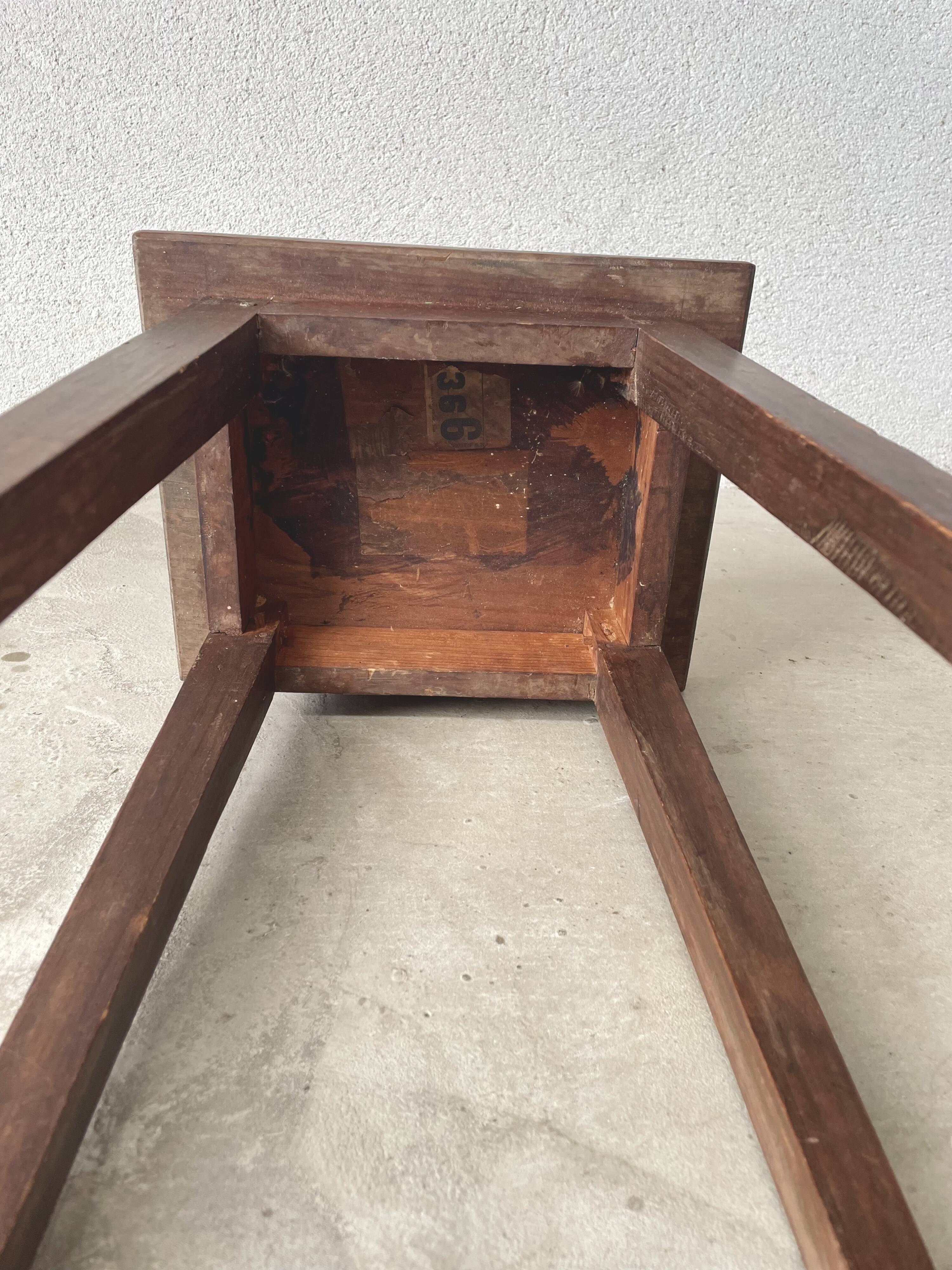 Antique solid wood stool