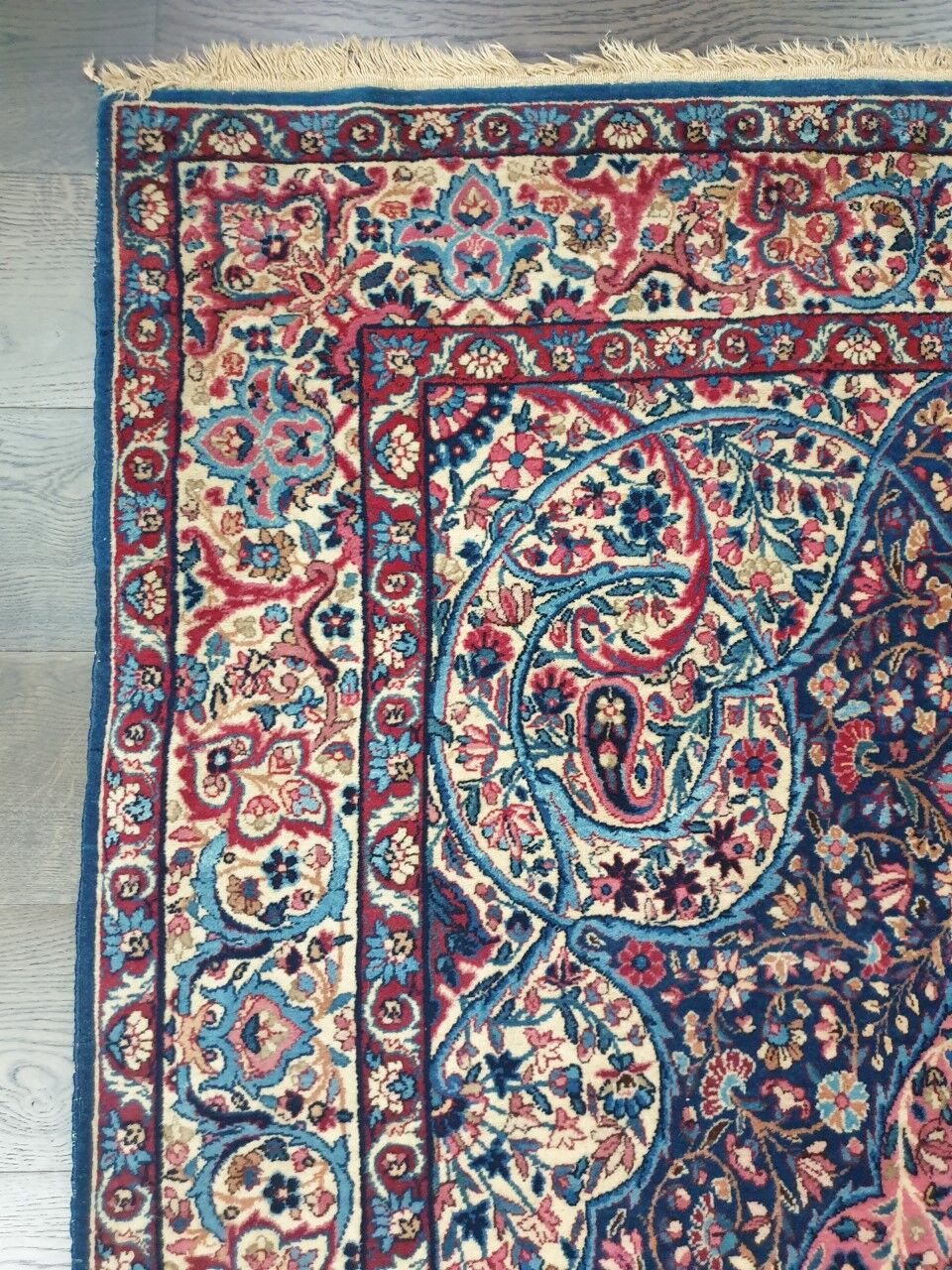 Handmade Kerman rug