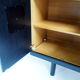 XXL black brutalist sideboard, Belgium 1960’s