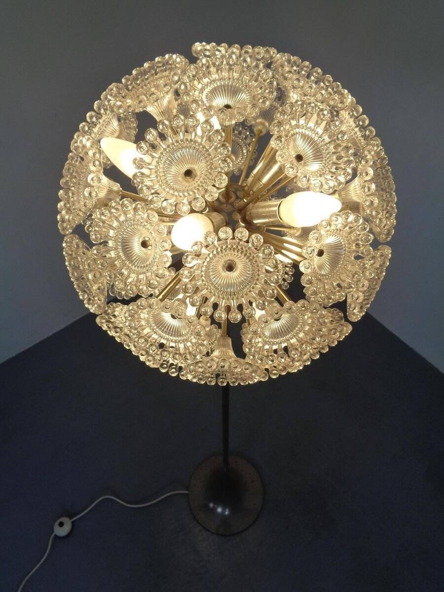 Floor lamp with tulip base from Sölken Leuchten, 1960s.