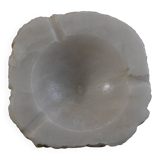 White marble ashtray
