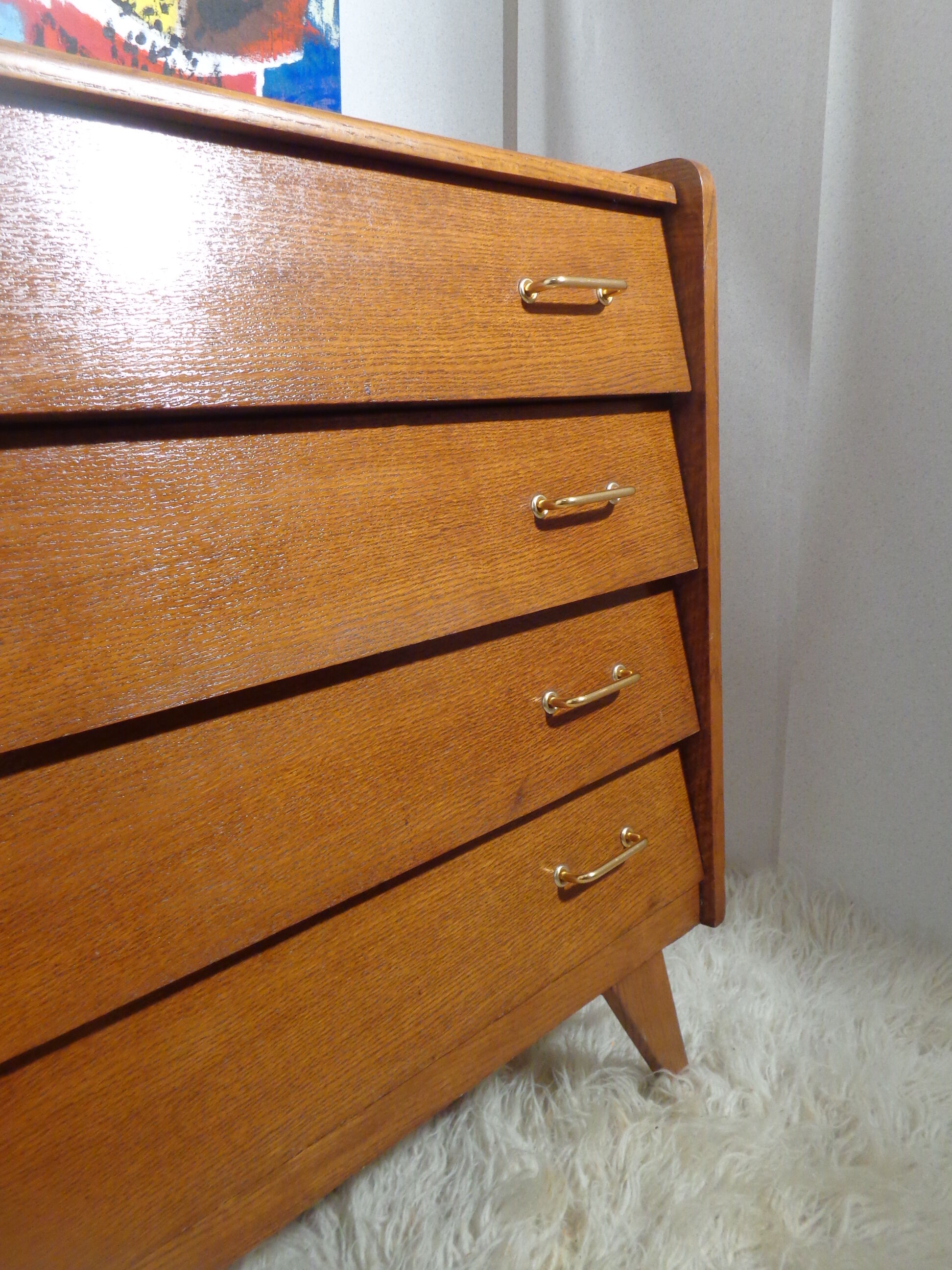 Dresser vintage 50s compass feet