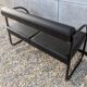 Vintage 2-seater sofa, 1980s salon design.
