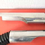 Pair of flexible hose bed lamp design 70s