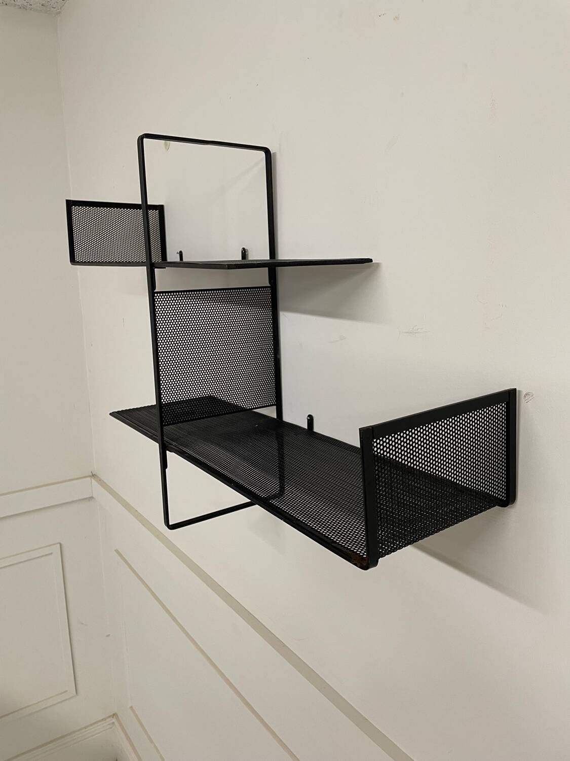 Wall shelf, 1956, Mathieu MATEGOT, perforated sheet metal