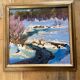 Old painting signed Oil on cardboard dimensions: height - 55cm - length -