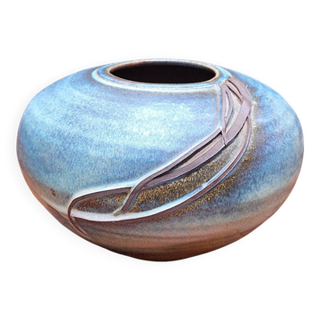 Ceramic vase by Nadia and Alain Pinel