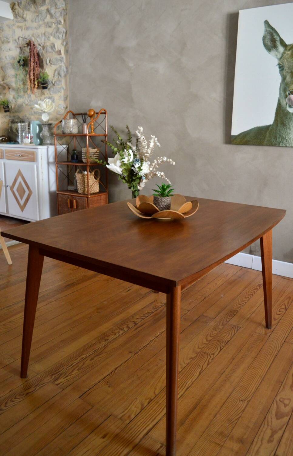 Table vintage style scandinave