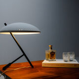 Lampe de bureau Blanc Negro Evoluon par Louis Kalff pour Philips, années 1950.