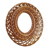 Rattan Mirror