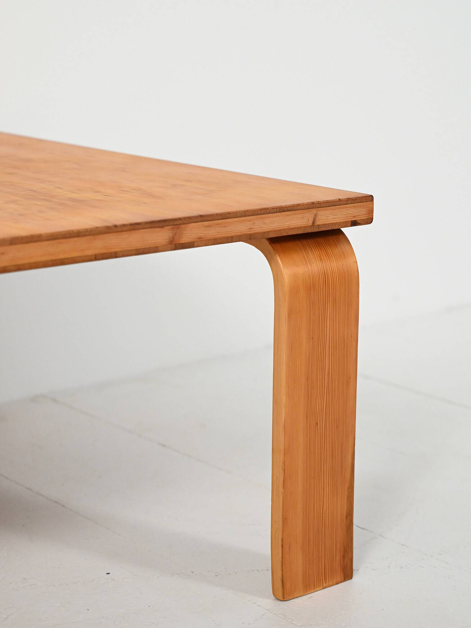 Coffee table in pine and oak, 1960s