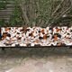 Set of sofas, armchair and coffee table in wrought iron by Jean Michel Wilmotte.