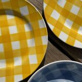 Set of 9 Digoin plates Scottish model