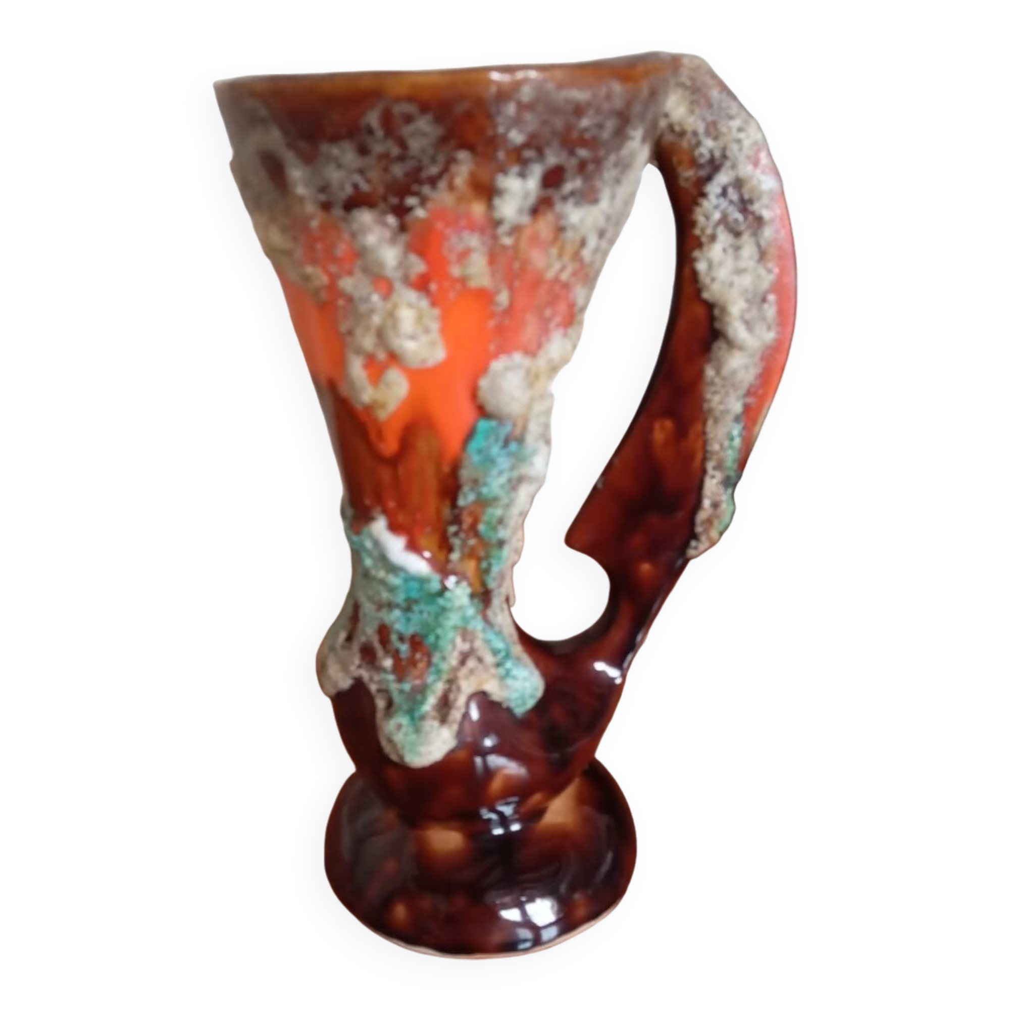 Vallauris style vase