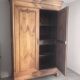 Antique cherry wood wardrobe