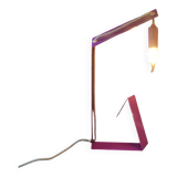 Lampe géométrique mauve