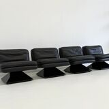 Set of four Hans von Klier armchairs with coffee table for Giuseppe Rossi di Albizzate