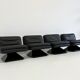 Set of four Hans von Klier armchairs with coffee table for Giuseppe Rossi di Albizzate