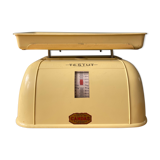 Vintage Yellow Testut scale, 1950s