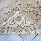 Oushak Vintage Floral Handmade Rug sku882