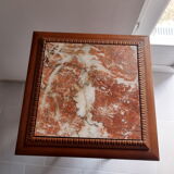 Art deco tray in marble side table