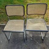 2 chaises modèle C32 Marcel Breuer
