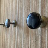 4 vintage metal patères