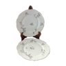 Anciennes assiettes porcelaine mousseline theodore haviland