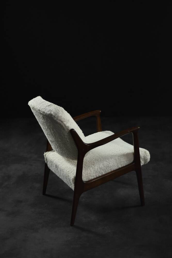 Vintage Scandinavian modern lounge chair in teak Domus by Inge Andersson for Bröderna Andersson.