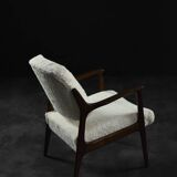 Fauteuil lounge vintage scandinave moderne en teck Domus par Inge Andersson pour Bröderna Andersson