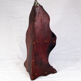 Solid wood corner shelf