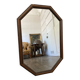 Miroir scandinave en bois, années 60