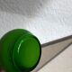 Vase opaline vintage vert