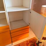 Set of 3 "Space Age" Storage Columns - 1970 Design